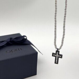 ⚫ APM Monaco Cross Necklace